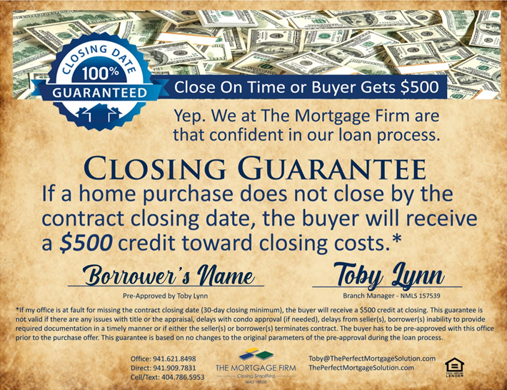 Closing Guarantee